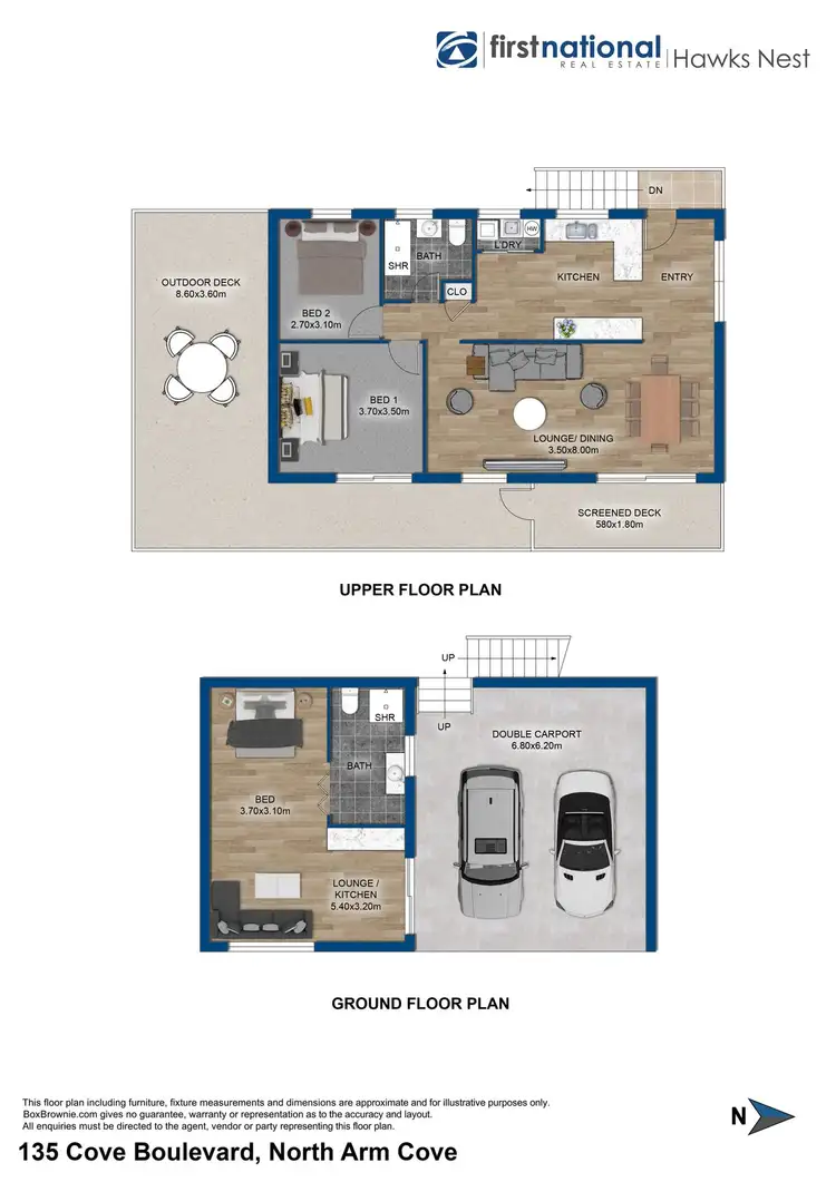 Floorplan of Homely house listing, 135 Cove Boulevard, North Arm Cove NSW 2324