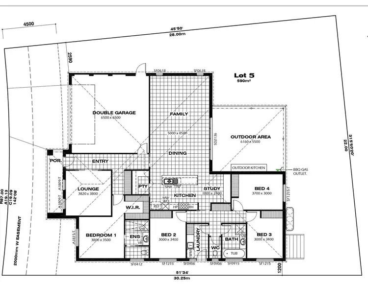 Floorplan of Homely house listing, 9 Claremont Drive, Irymple VIC 3498