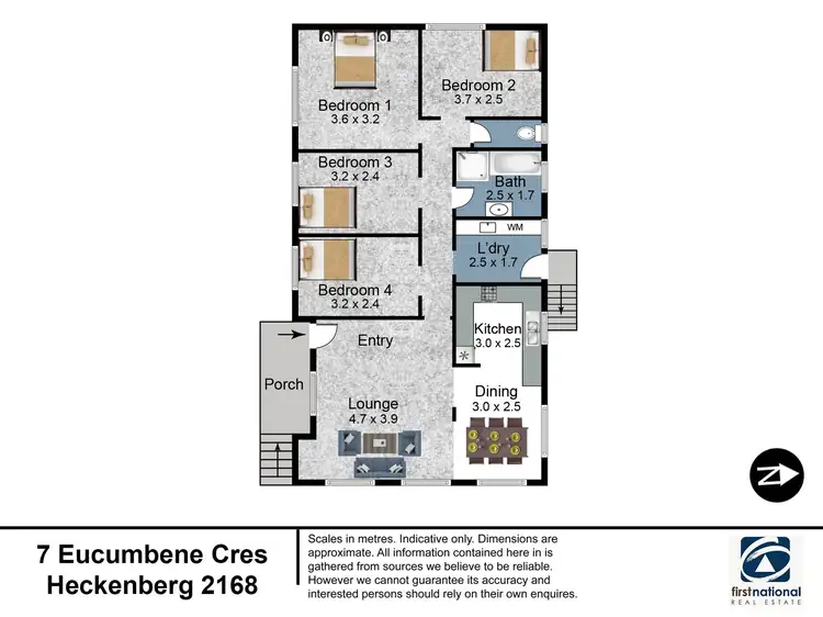 Floorplan of Homely house listing, 7 Eucumbene Crescent, Heckenberg NSW 2168