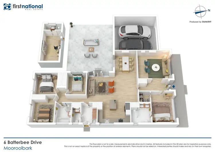 Floorplan of Homely house listing, 6 Batterbee Drive, Mooroolbark VIC 3138