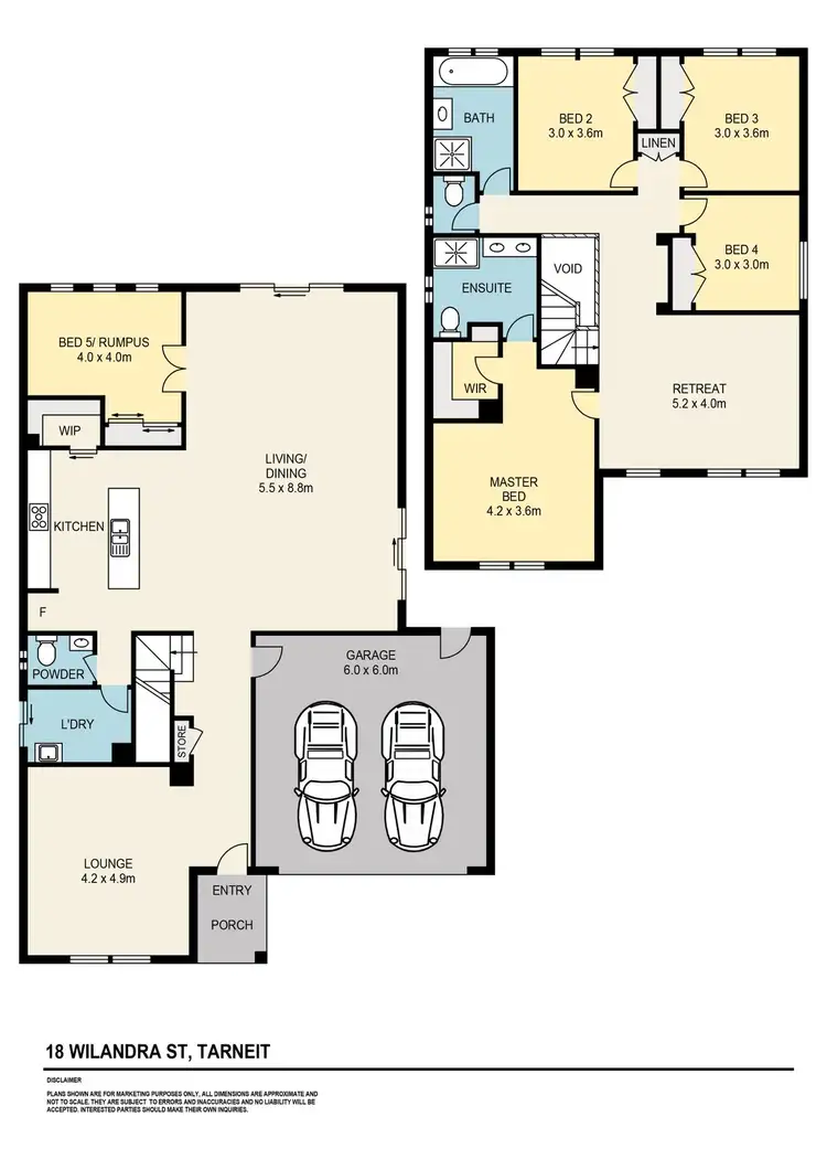 Floorplan of Homely house listing, 18 Wilandra Drive, Tarneit VIC 3029