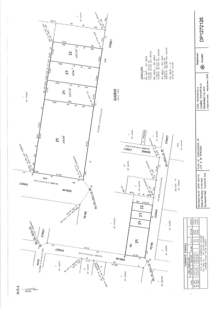 Floorplan of Homely land listing, 72 Petre Street, Tenterfield NSW 2372