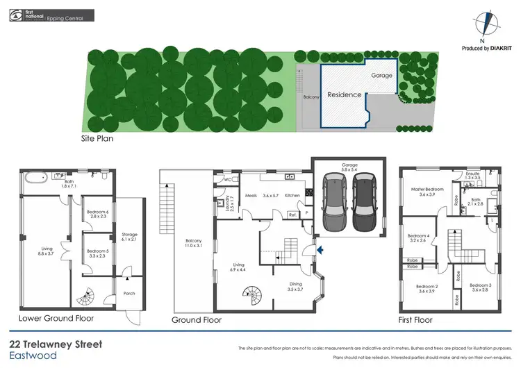 Floorplan of Homely house listing, 22 Trelawney Street, Eastwood NSW 2122