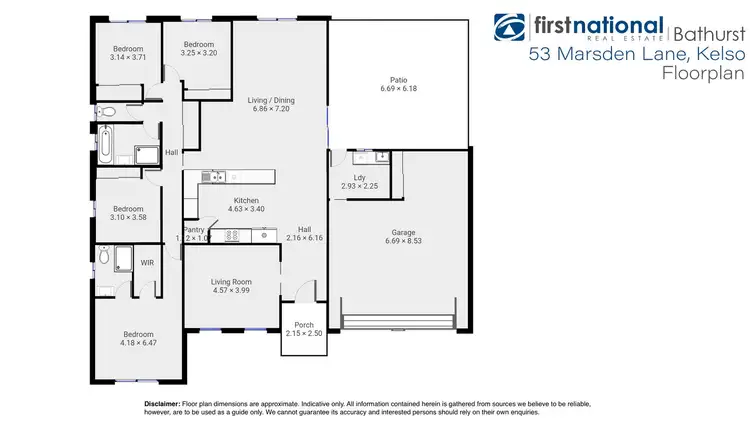 Floorplan of Homely house listing, 53 Marsden Lane, Kelso NSW 2795