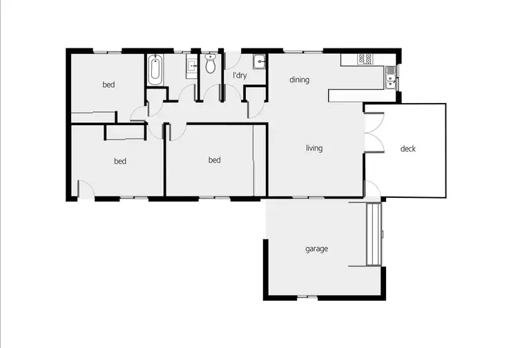 Floorplan of Homely house listing, 7 Goru Court, Mooroobool QLD 4870