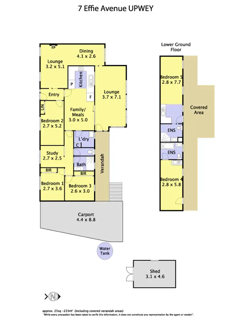 Floorplan of Homely house listing, 7 Effie Avenue, Upwey VIC 3158