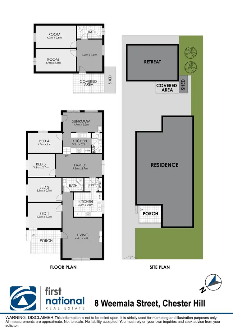 Floorplan of Homely house listing, 8 Weemala Road, Chester Hill NSW 2162