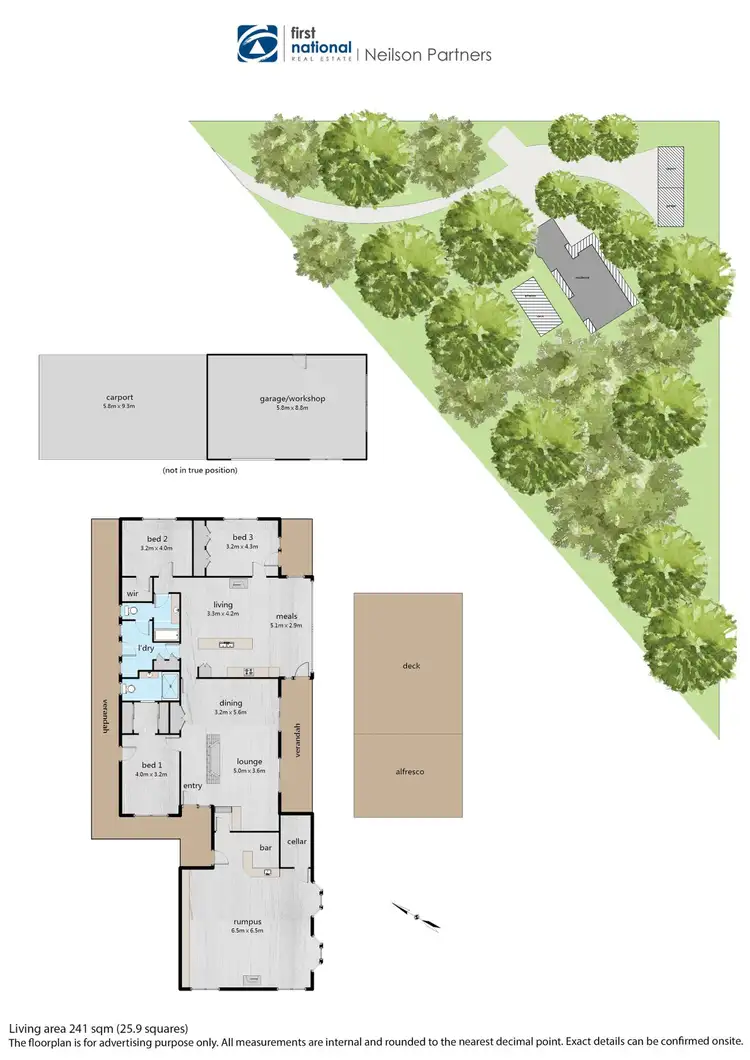 Floorplan of Homely house listing, 1 Marks Court, Harkaway VIC 3806