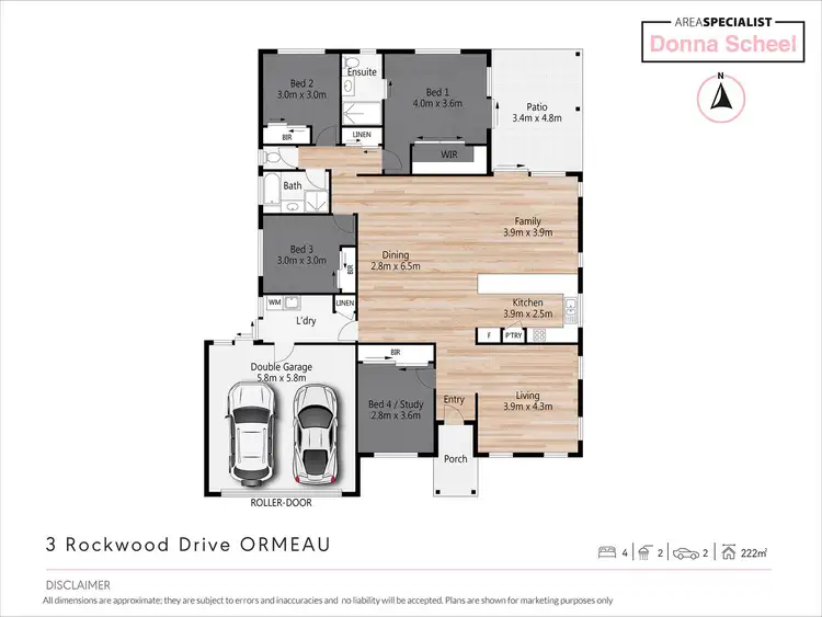 Floorplan of Homely house listing, 3 Rockwood Drive, Ormeau QLD 4208