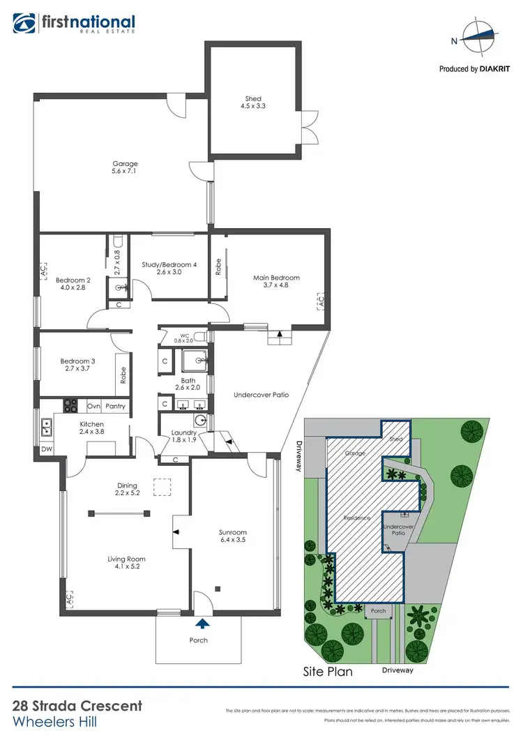 Floorplan of Homely house listing, 2/3 Strada Crescent, Wheelers Hill VIC 3150