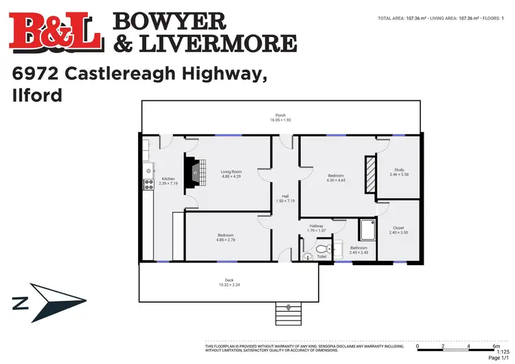 Floorplan of Homely house listing, 6972 Castlereagh Highway, Ilford NSW 2850