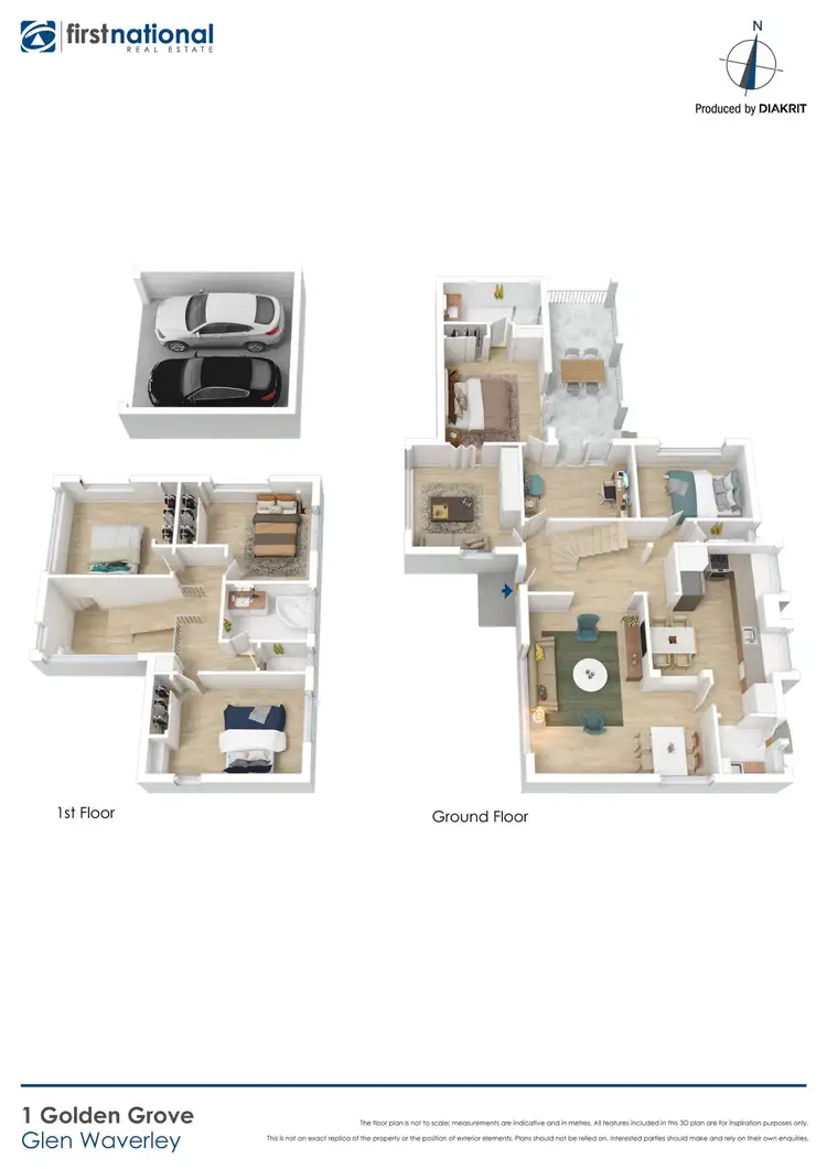 Floorplan of Homely house listing, 1 Golden Grove, Glen Waverley VIC 3150