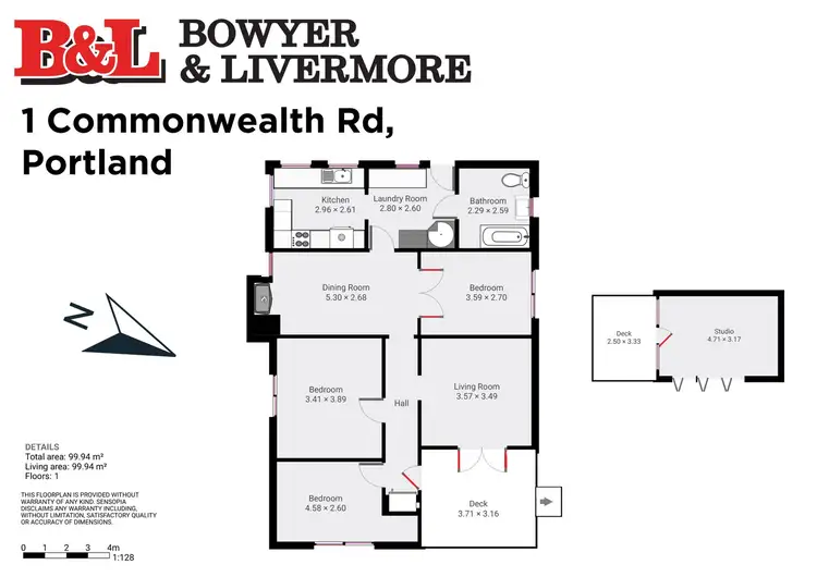 Floorplan of Homely house listing, 1B Commonwealth Road, Portland NSW 2847