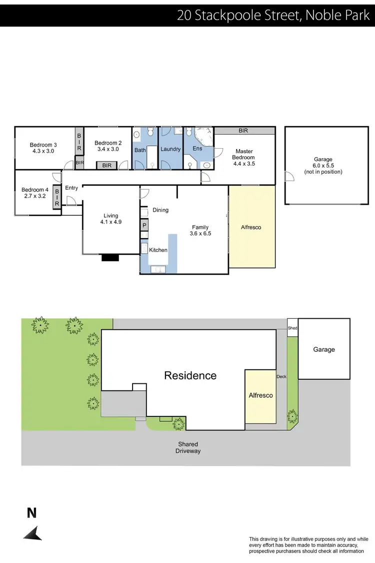 Floorplan of Homely house listing, 20 Stackpoole Street, Noble Park VIC 3174
