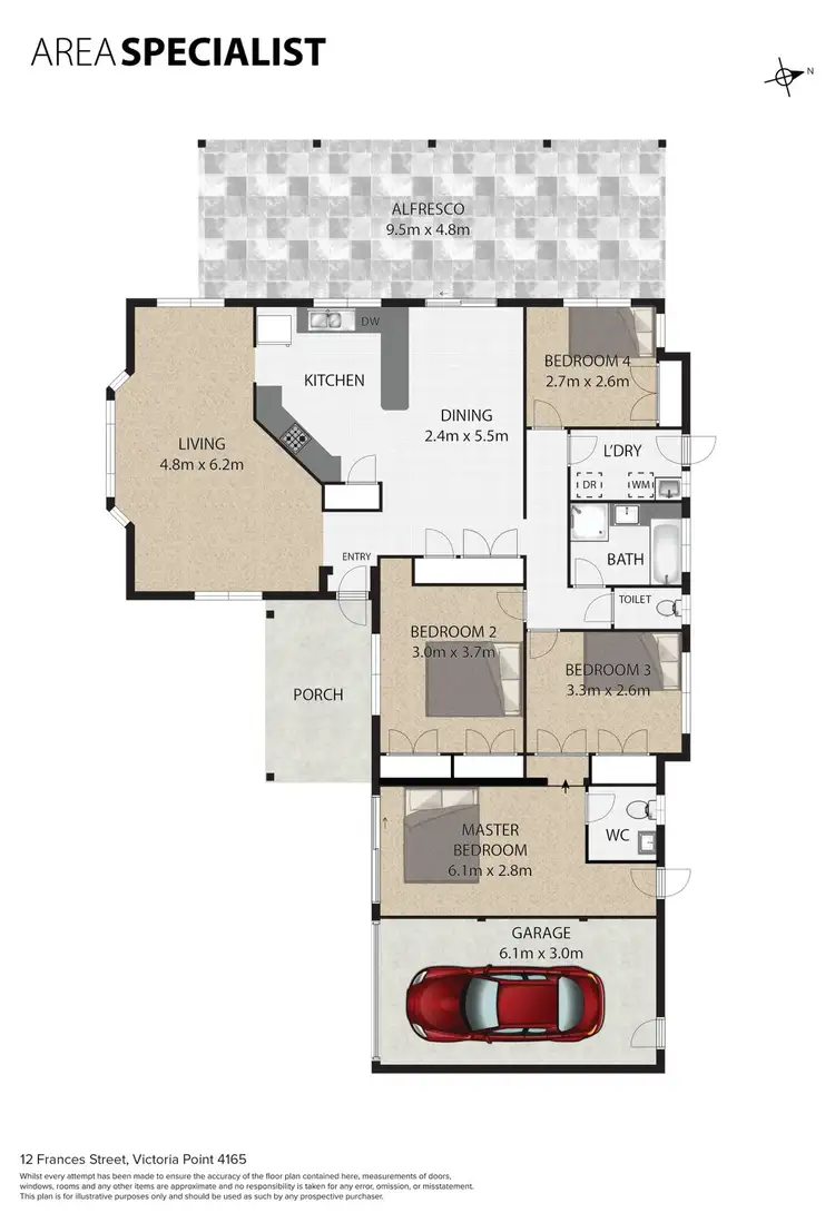 Floorplan of Homely house listing, 12 Frances Street, Victoria Point QLD 4165
