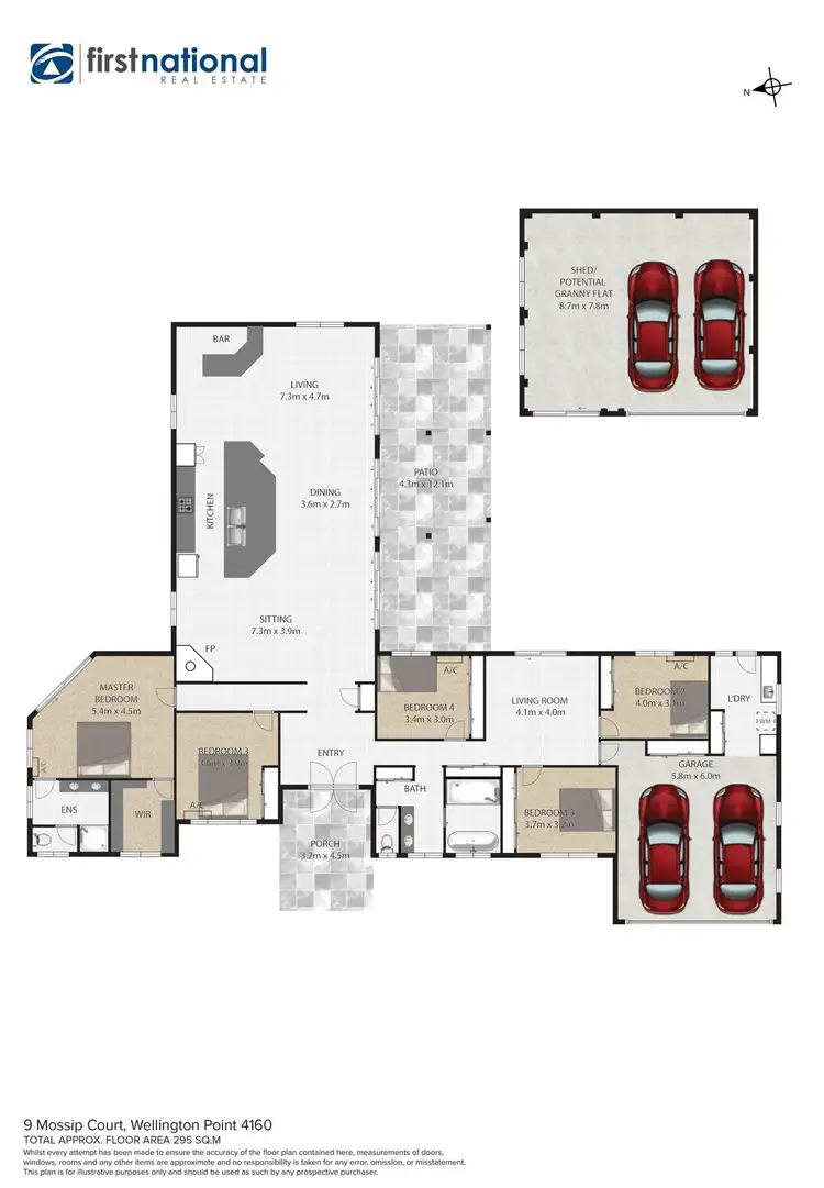Floorplan of Homely house listing, 9 Mossip Court, Wellington Point QLD 4160