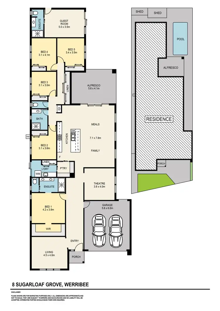 Floorplan of Homely house listing, 8 Sugarloaf Grove, Werribee VIC 3030