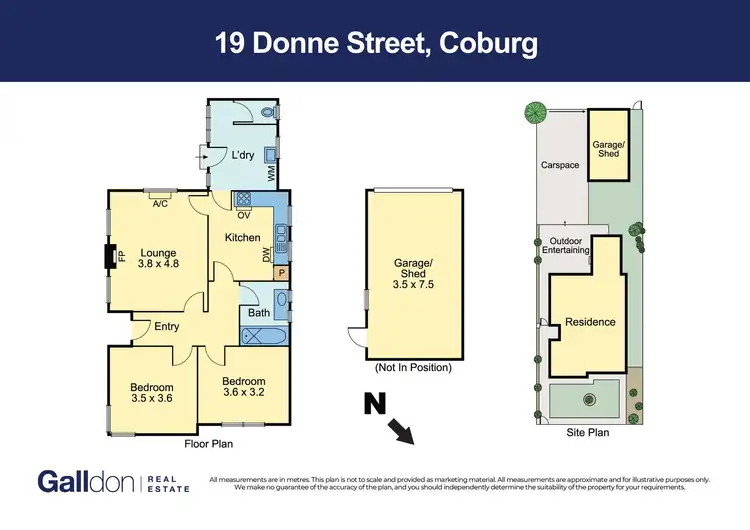 Floorplan of Homely house listing, 19 Donne Street, Coburg VIC 3058
