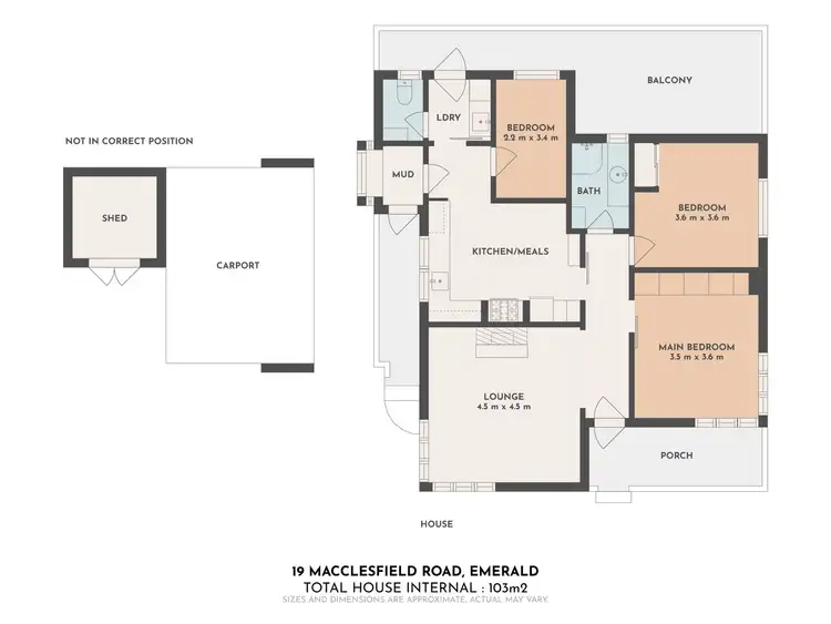 Floorplan of Homely house listing, 19 Macclesfield Road, Emerald VIC 3782