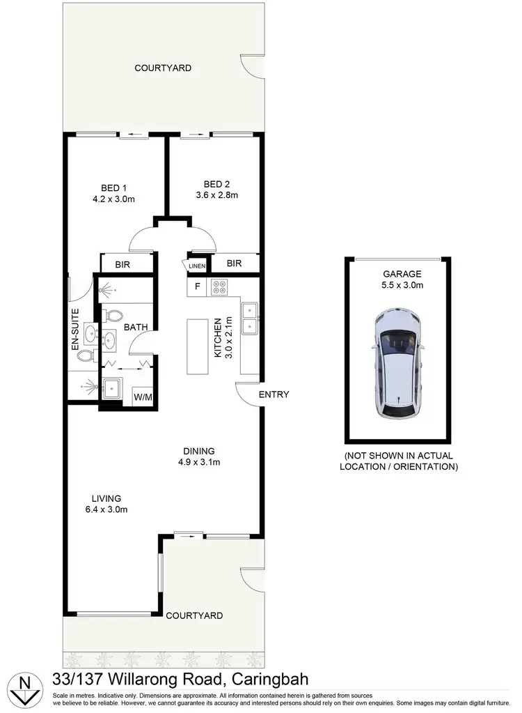 Floorplan of Homely apartment listing, 33/137-143 Willarong Road, Caringbah NSW 2229