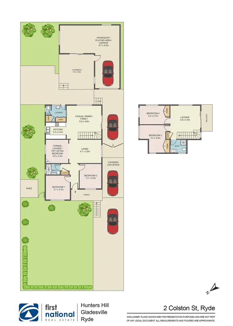 Floorplan of Homely house listing, 2 Colston Street, Ryde NSW 2112