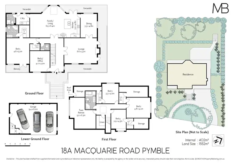 Floorplan of Homely house listing, 18A Macquarie Road, Pymble NSW 2073