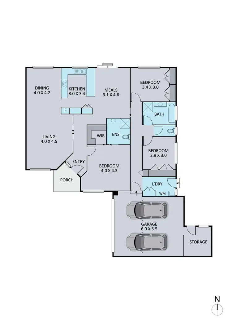 Floorplan of Homely unit listing, 3/17-19 St Albans Street, Mount Waverley VIC 3149