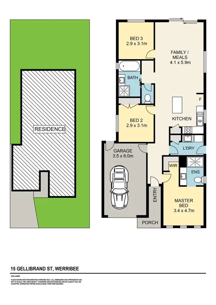 Floorplan of Homely house listing, 15 Gellibrand Street, Werribee VIC 3030