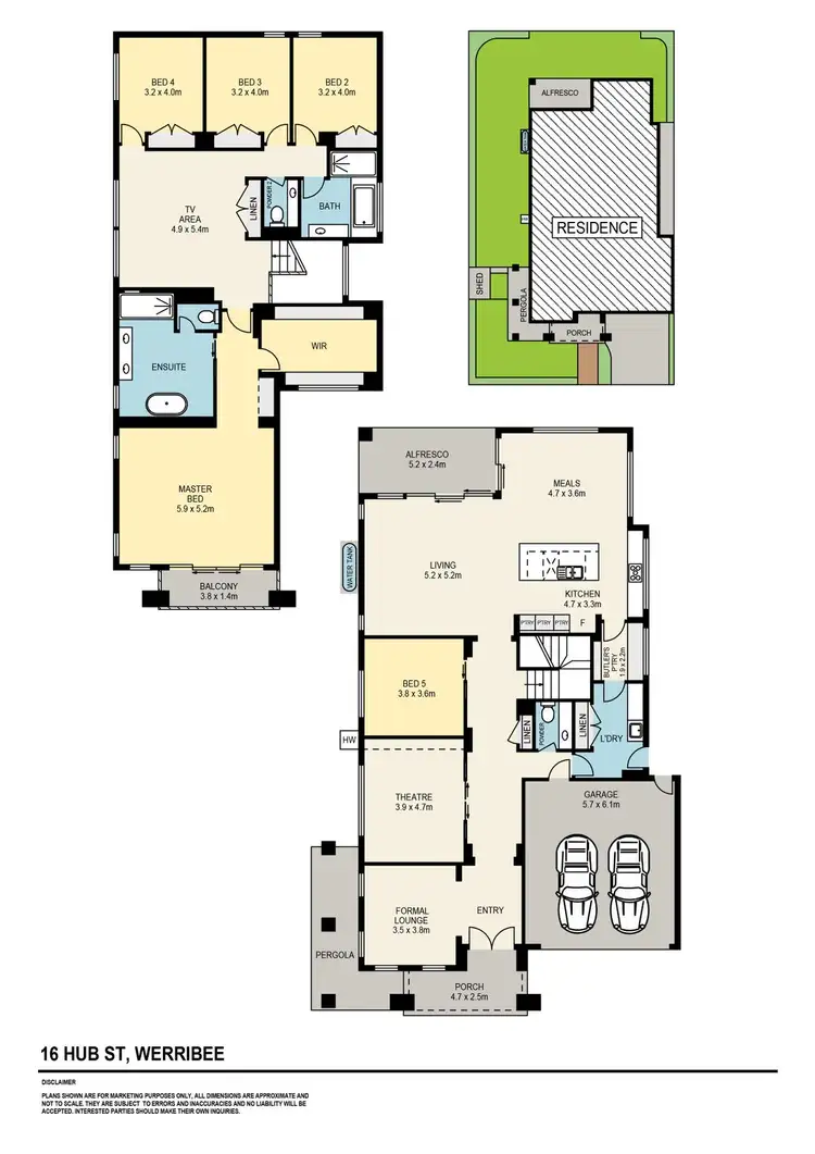 Floorplan of Homely house listing, 16 Hub Street, Werribee VIC 3030
