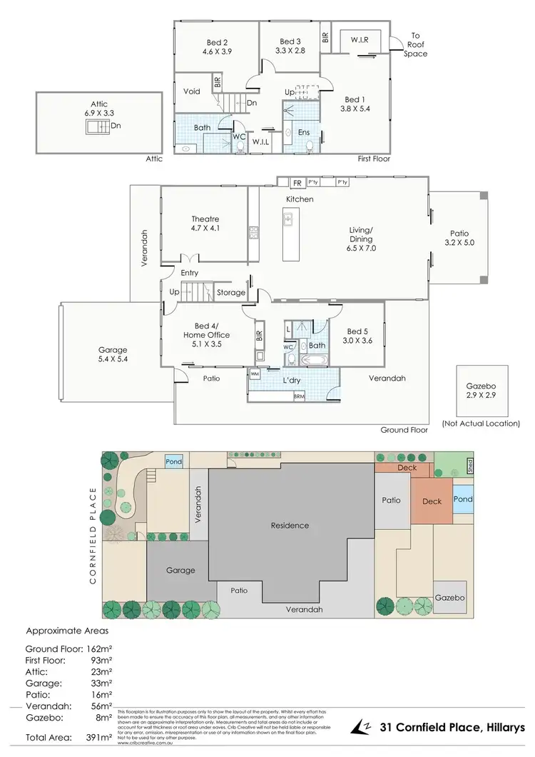 Floorplan of Homely house listing, 31 Cornfield Place, Hillarys WA 6025