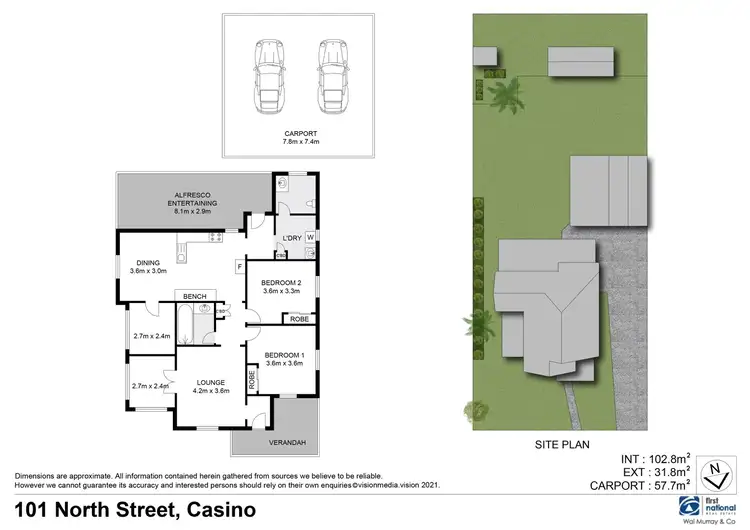 Floorplan of Homely house listing, 101 North Street, Casino NSW 2470