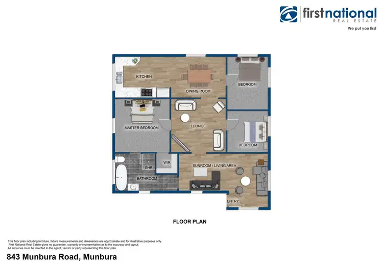 Floorplan of Homely rural property listing, 843 Munbura Road, Munbura QLD 4740
