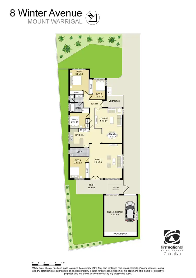 Floorplan of Homely house listing, 8 Winter Avenue, Mount Warrigal NSW 2528