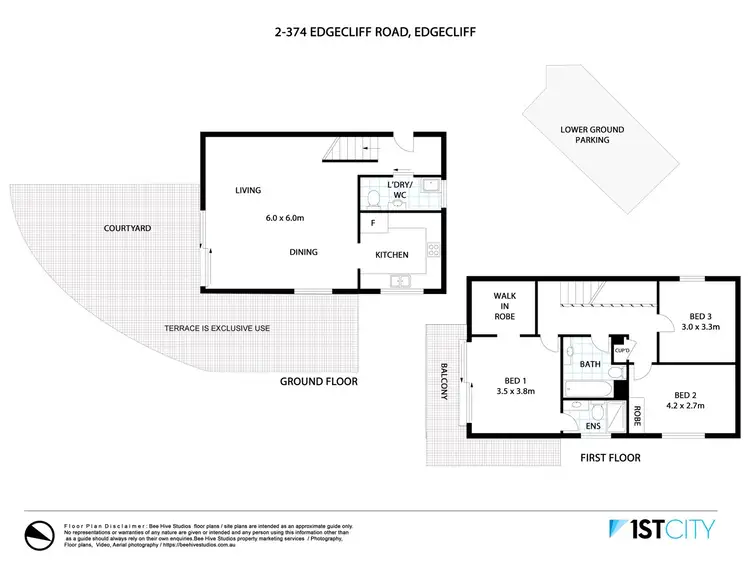 Floorplan of Homely apartment listing, 2/374 Edgecliff Road, Woollahra NSW 2025