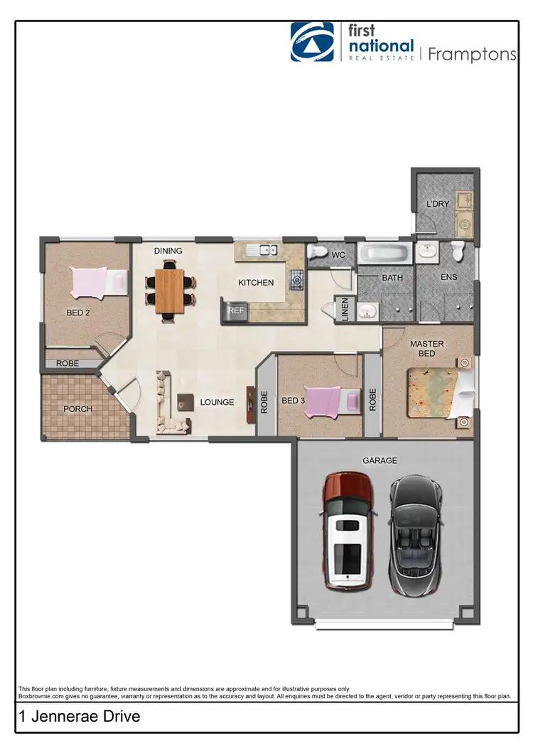 Floorplan of Homely house listing, 1 Jennerae Drive, Stuart NT 870