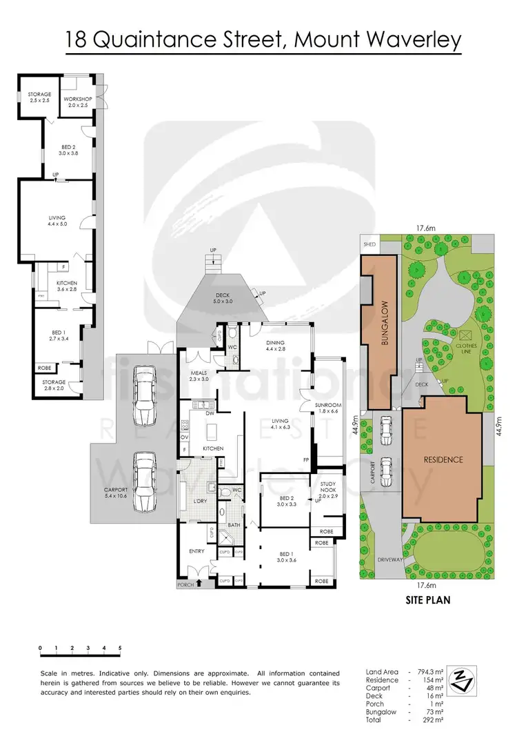 Floorplan of Homely house listing, 18 Quaintance Street, Mount Waverley VIC 3149