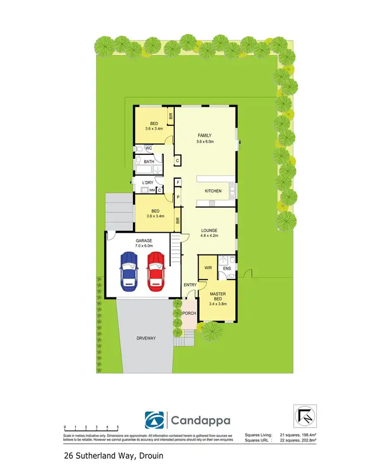 Floorplan of Homely house listing, 26 Sutherland Way, Drouin VIC 3818