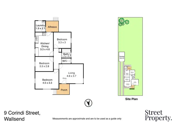 Floorplan of Homely house listing, 9 Corindi Street, Wallsend NSW 2287
