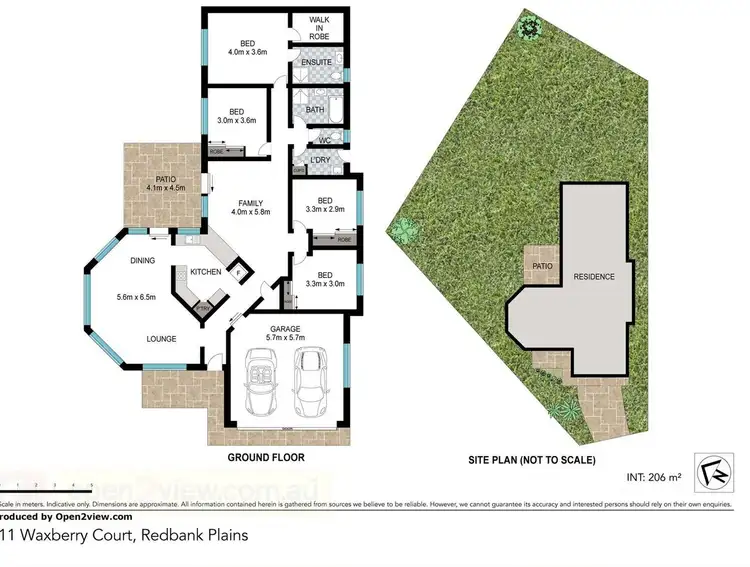 Floorplan of Homely house listing, 11 Waxberry Court, Redbank Plains QLD 4301