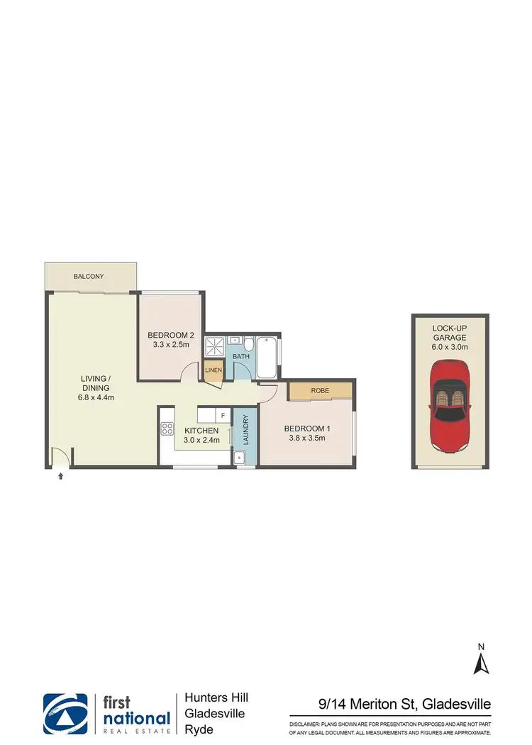 Floorplan of Homely apartment listing, 9/14 Meriton Street, Gladesville NSW 2111