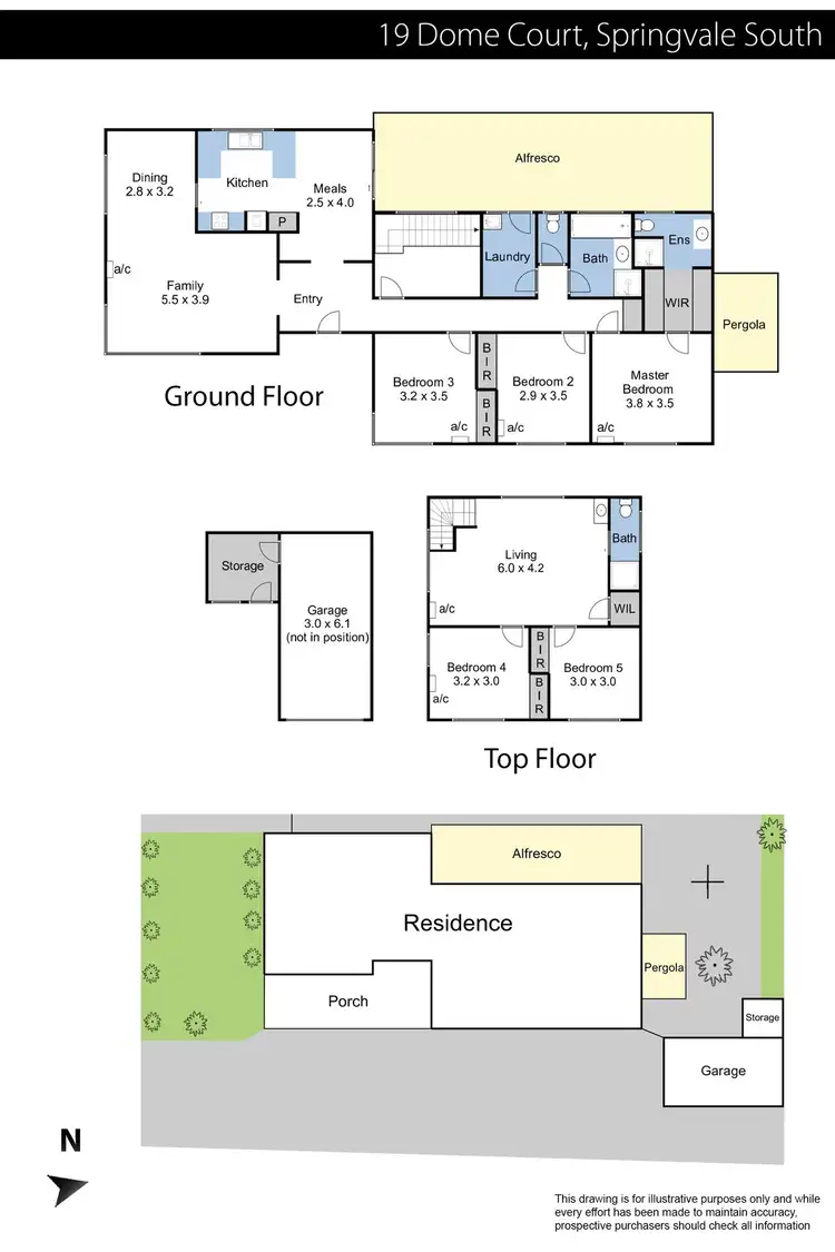 Floorplan of Homely house listing, 19 Dome Court, Springvale South VIC 3172