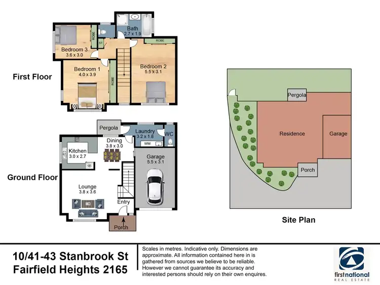 Floorplan of Homely townhouse listing, 10/41-43 Stanbrook Street, Fairfield Heights NSW 2165