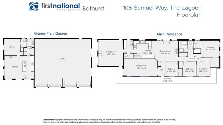Floorplan of Homely house listing, 108 Samuel Way, The Lagoon NSW 2795
