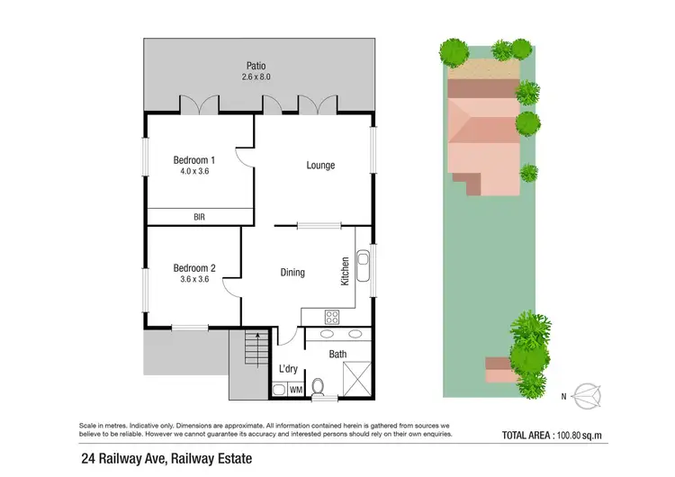 Floorplan of Homely house listing, 24 Railway Avenue, Railway Estate QLD 4810