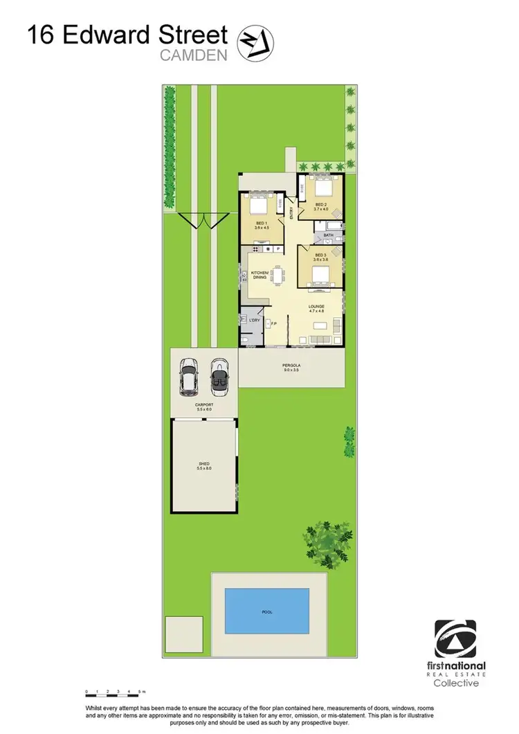 Floorplan of Homely house listing, 16 Edward Street, Camden NSW 2570