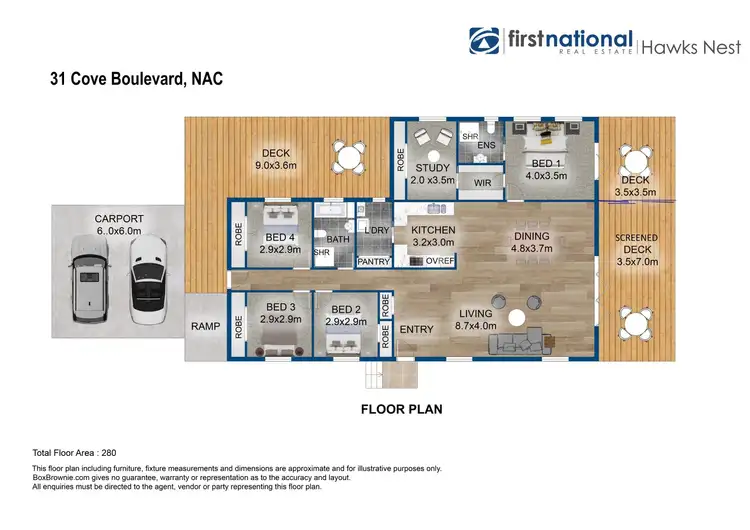 Floorplan of Homely house listing, 31 Cove Boulevard, North Arm Cove NSW 2324