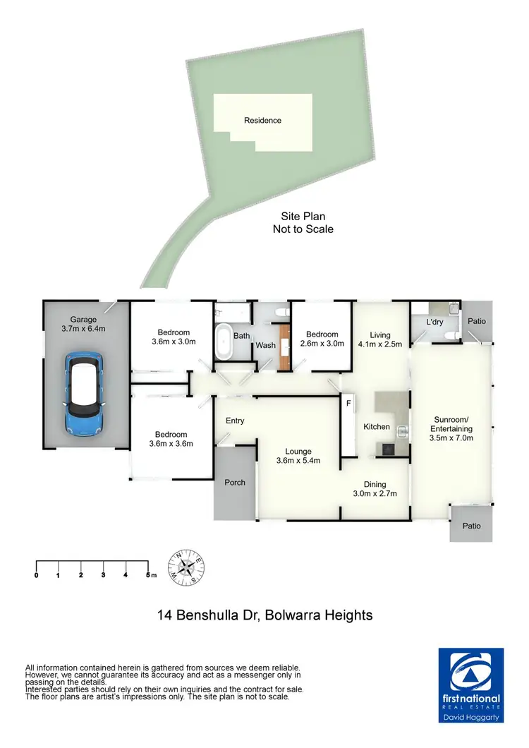 Floorplan of Homely house listing, 14 Benshulla Drive, Bolwarra Heights NSW 2320