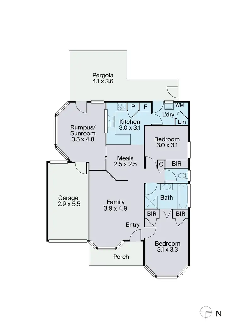 Floorplan of Homely house listing, 1/14 Sherriff Rise, Pakenham VIC 3810