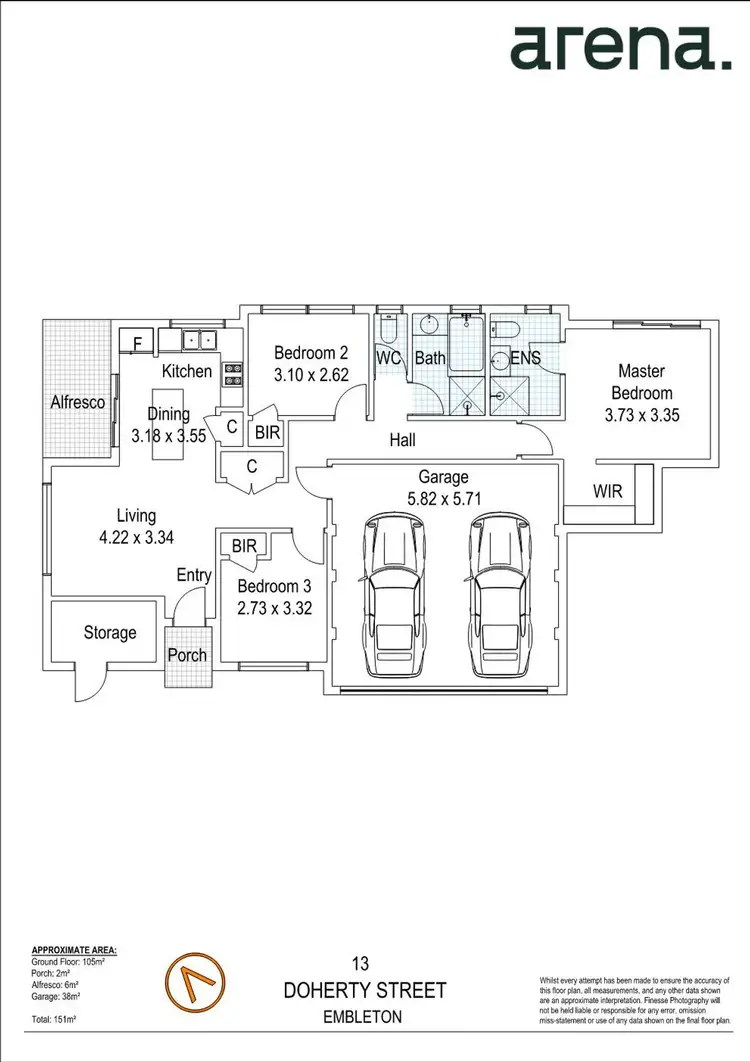 Floorplan of Homely villa listing, 13/148 Treasure Road, Queens Park WA 6107