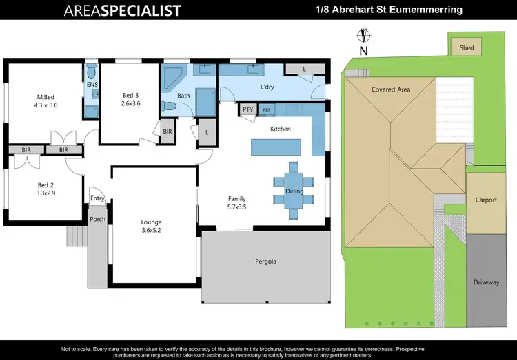 Floorplan of Homely house listing, 1/8 Abrehart Street, Eumemmerring VIC 3177